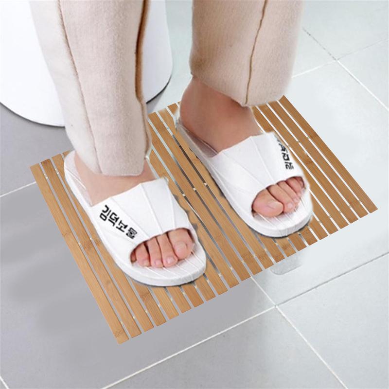 1 pc trestriper badematte badekar dusjunderlag sklisikre matter antisklimatte for hjemmebaderomsbruk (trefarge)