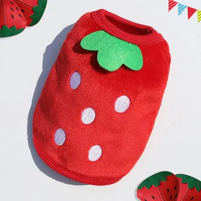 Dog Clothes Winter Vest For Small Dogs Cats Warm Pets Sweater Soft Flannel Puppy Puffer Jacket Dog Accessories Supplies: XS / Burgundy