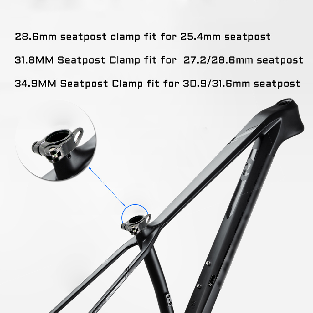 Zadel Klem Voor Fiets Zadelpen 26.6 \ 31.8 \ 34.9Mm Mtb Mountainbike Racefiets Zadel Zadelpenklem fiets Onderdelen Accessoires