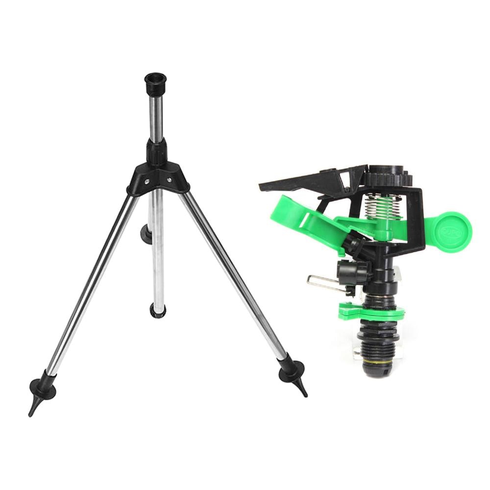 Garden Lawn Farmland Plant Watering Tripod Impact Sprinkler Irrigation Kits Outdoor 30-360 Degree Garden Supplies