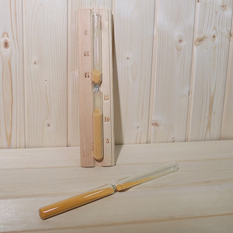 15 Minutes Sauna Hourglass, Sauna Sand Timer Wall-Mounted Sand Hour Glass