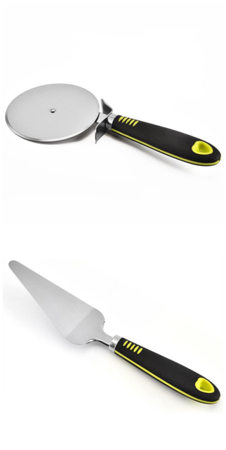 Rvs Kaas Spatel Cake Pizza Spatel Creatieve Driehoek Spatel Steak Spatel Keuken Bakken Tools: 30-1