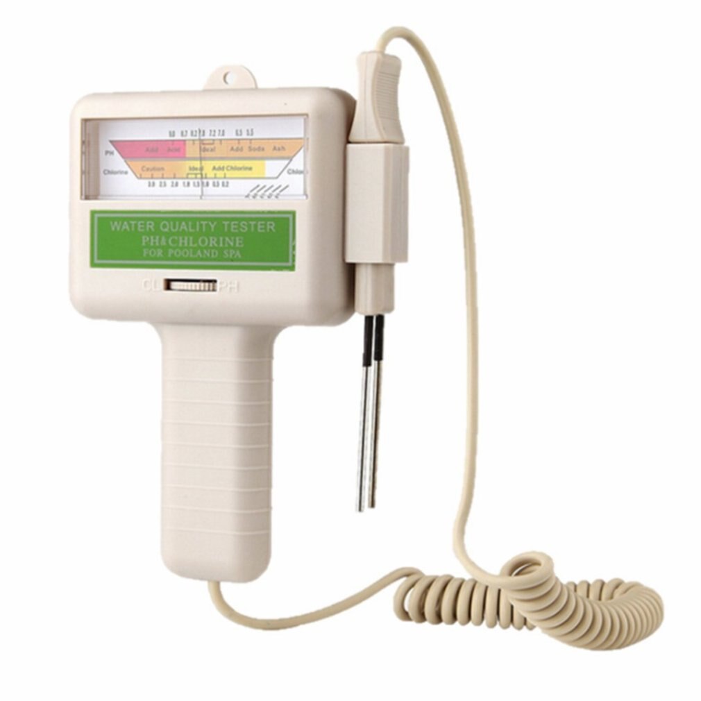 Ph-tester water draagbaar  pc101 tester zwembad spa aquarium ph-meter water ph  cl2 chloortester