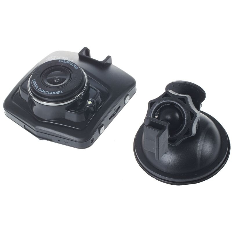 1080p full hd novatek  gt300 bil dvr 170 grader vidvinkel bilkamera inspelare med mörkerseende med g-sensor dash cam svart