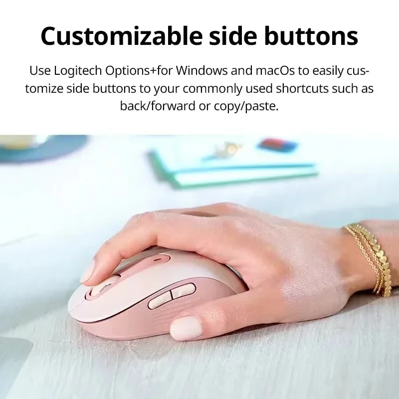 Originele Logitech M650 Bluetooth draadloze muis Stille klikken voor pc/Mac/multi-apparaat/Chromebook Office Laptop Sensortechnologie