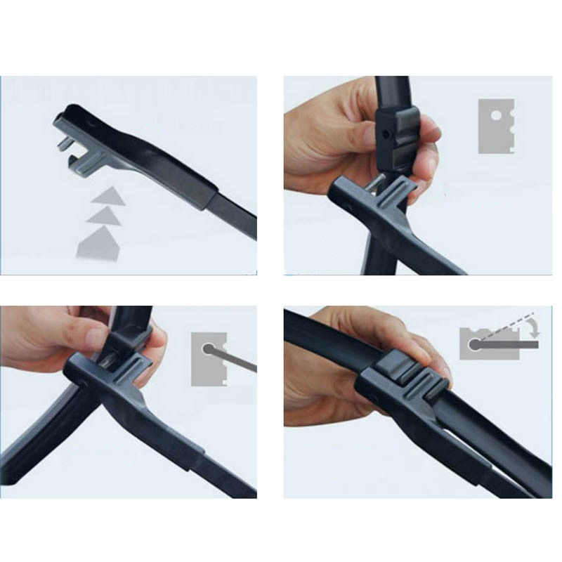 Misima Windshield Windscreen Wiper Blades For Renault Modus / Grand Modus Front Wiper 2007 2006 2005