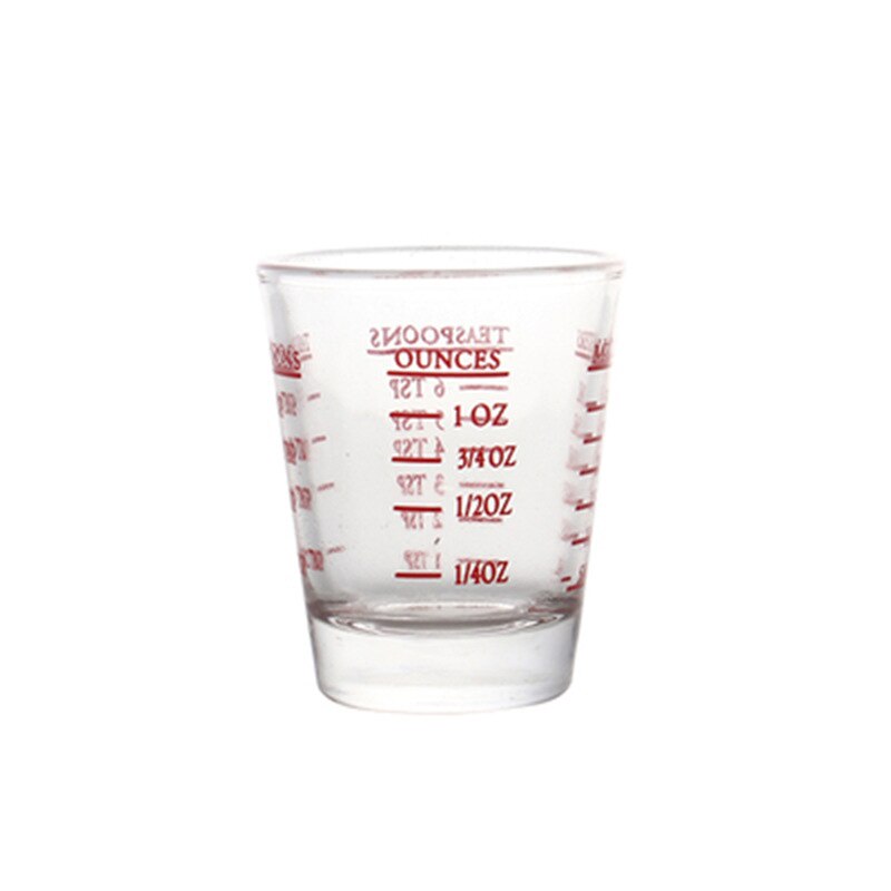 45/60Ml Espresso Glas Met Glazen Maatbeker Espresso Shot Glas Vloeistof Glas Onskop Met Schaal Keuken levert