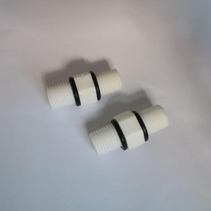 Water Filter Onderdelen buisleidingen plastic joint adapter Mannelijke 1/4 "om Mannelijke 1/4"