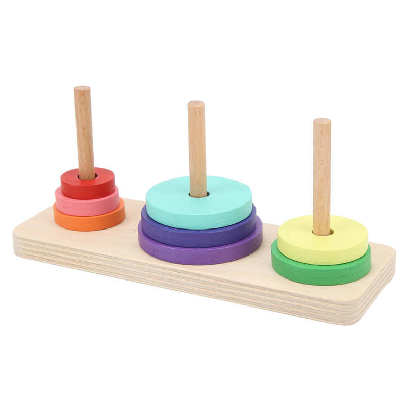 Bird Ring Toss Game Puzzle Toy Parrot Educational Toy Reduce Anxiety for Birds