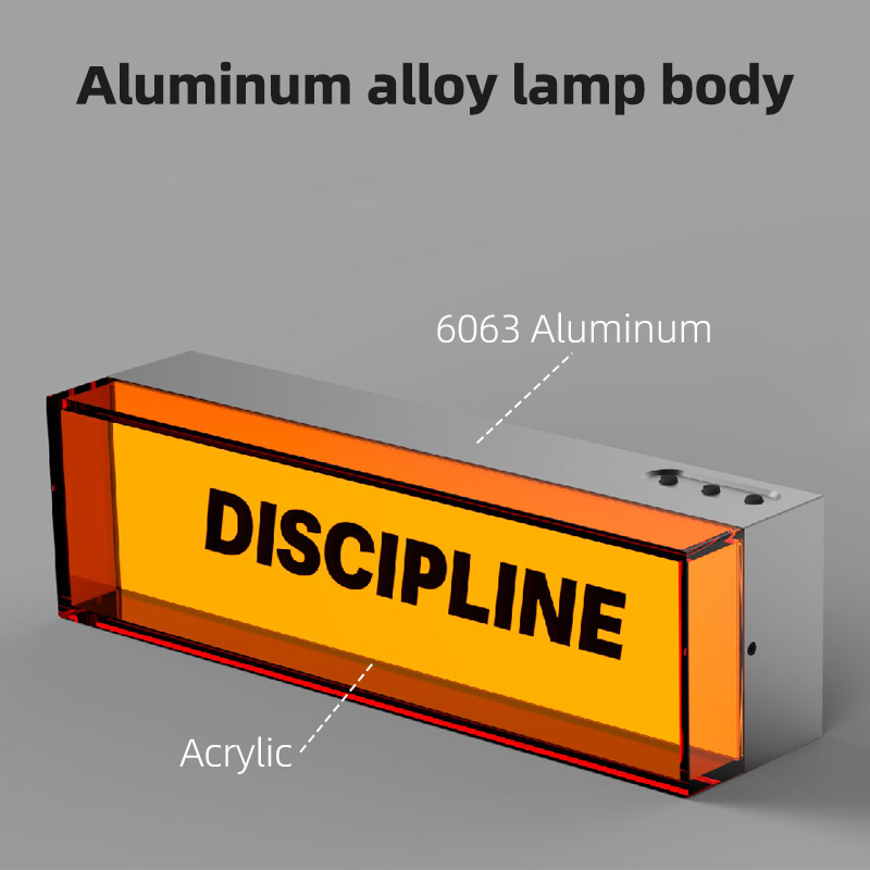 Caja de luz LED con adorno de luz ambiental, interfaz de USB-C, carga de tres niveles de brillo, decoración de habitación de deportes electrónicos para dormitorio y oficina