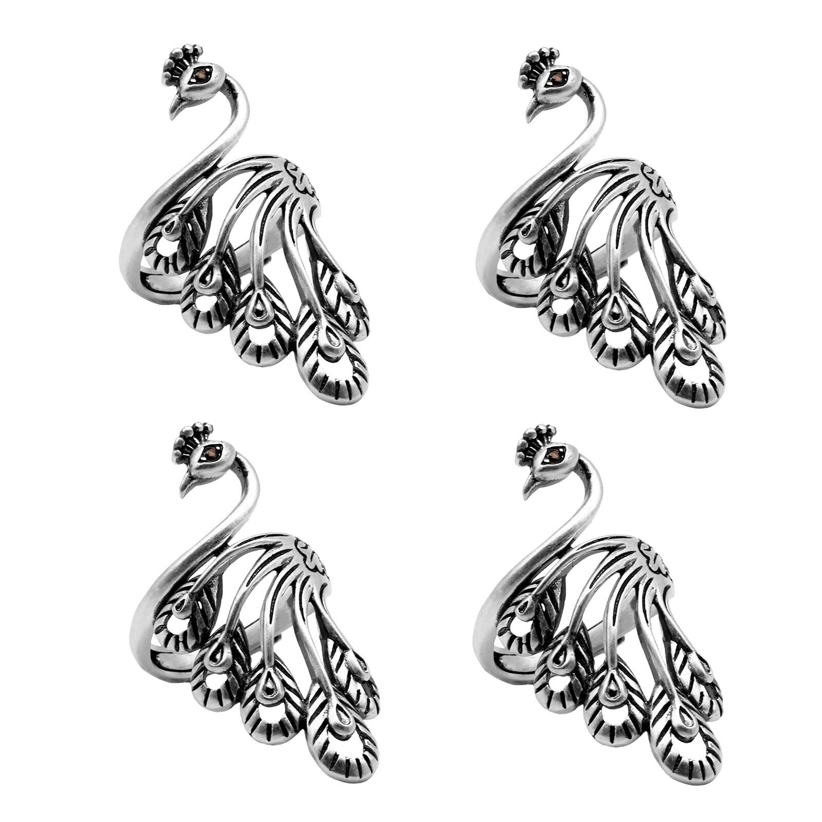 1-5Pcs Adjustable Knitting Loop Crochet Loop Knitting Tool Accessories Knitting Ring Adjust Finger Wear Thimble Yarn Guide L1013: 4PC