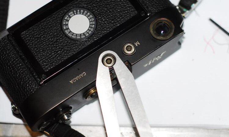 FITTEST – clé de serrage pour Leica M2 M3 M4 M5 M6 M7 MP, outil d'ouverture de caméra, outil de réparation d'objectif, Kit en Aluminium et acier inoxydable 6