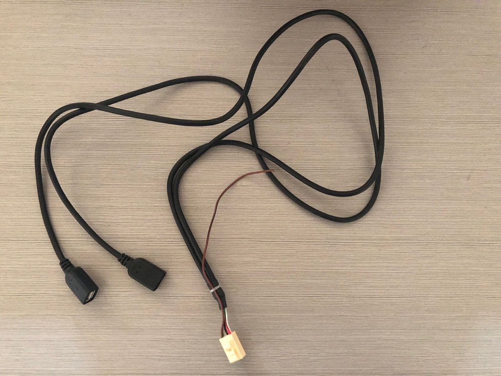 USB kabel für Android Auto Radio lange usb kabel doube USB Kopf Einheit 10Stift stecker