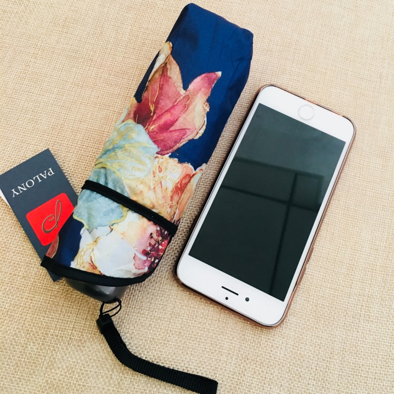 Mini Pocket Umbrella Women Sunny and Rainy Mini Folding Umbrellas 200g Small Sun Parasol Umbrella Rain Women