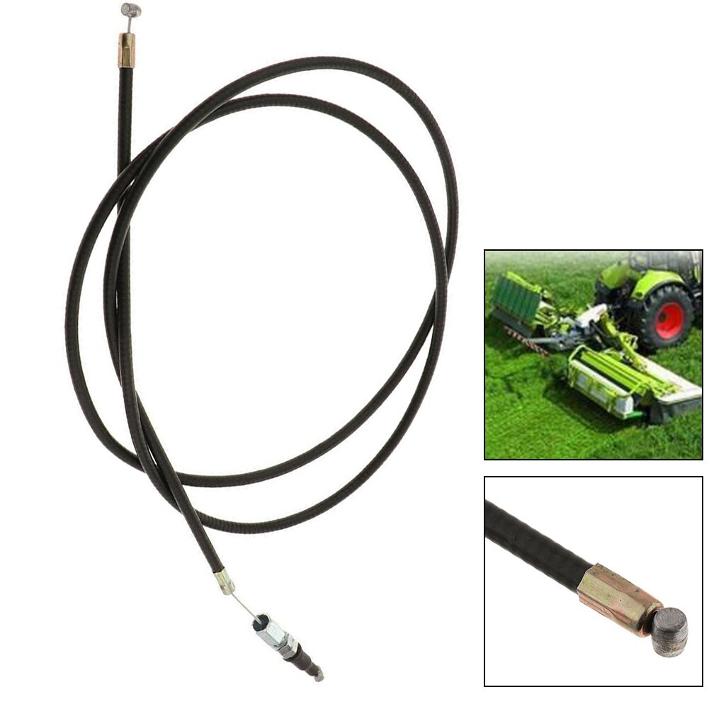 130cm Lawn Mower Throttle Pull Cable Metal Black Throttle Cable Replacement GXV160 HRJ216 HRJ196 Lawn Mower Accessories