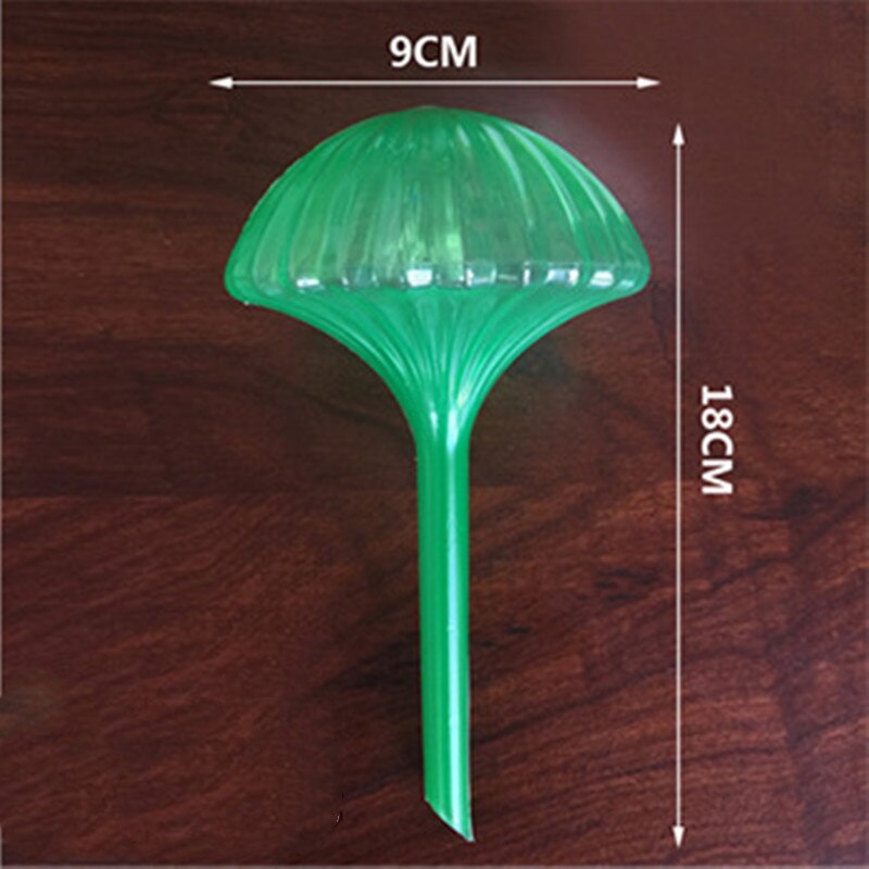 Materiale efterligning glas doven plast paraply have kunstvanding sæt plante blomst vanding hjem plante vandingsværktøj: Grøn l