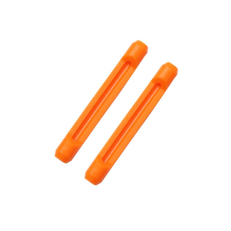1 Pair Anti Slip Silicone Glasses Ear Hooks For Kids And Adults Round Grips Eyeglasses Anti Sports Glasses Legs Accessories: Orange