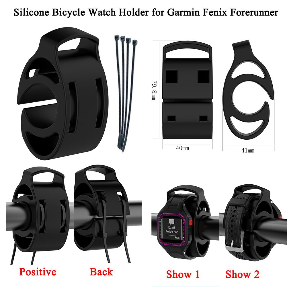 Silikone urmontering type cykelstyr cykelholder til garmin tilgang  s1 s3 fenix forløber cykeldele