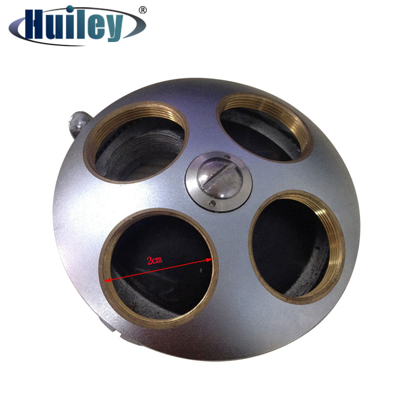 Four Hole Biological Microscope Objective Lens Adapter Biological Microscope Accessories Revolving Nosepiece
