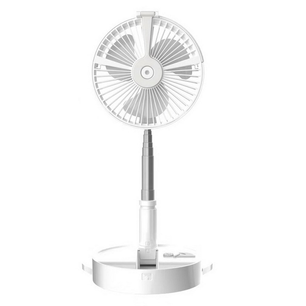 Mini fan Foldable Electric Fan: White-Discount