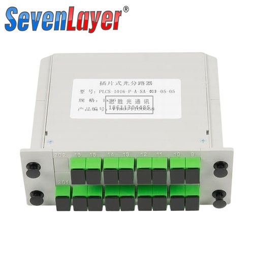 Optische vezelsplitter 1-2 1-4 1-8 1-16 SC UPC/APC Cassettendoos Plug-in Type Optische splitter