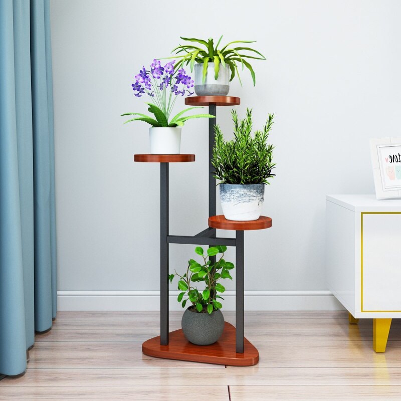 Suspendus orchidée étagère salon chambre fleur support multi-couche intérieur spéciaux en fer forgé balcon fleur support étagère maison