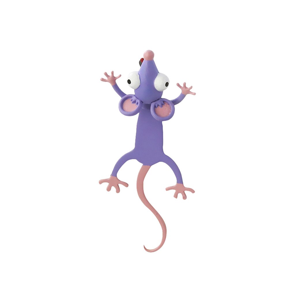 Marcapáginas para libros, marcapáginas 3D estéreo Kawaii con dibujos de animales, para estudiantes, suministros escolares: C