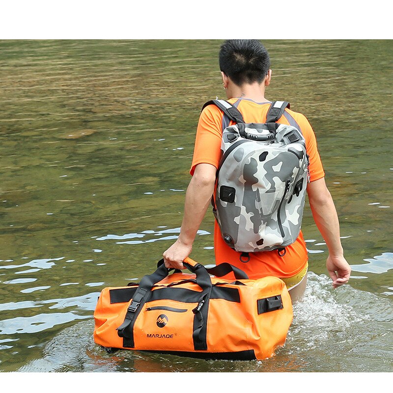 30L 60L 90L Large capacity Upstream Waterproof bag Outdoor Swim Camping Water River Navigator Sailing Fishing Dry Storage Roof