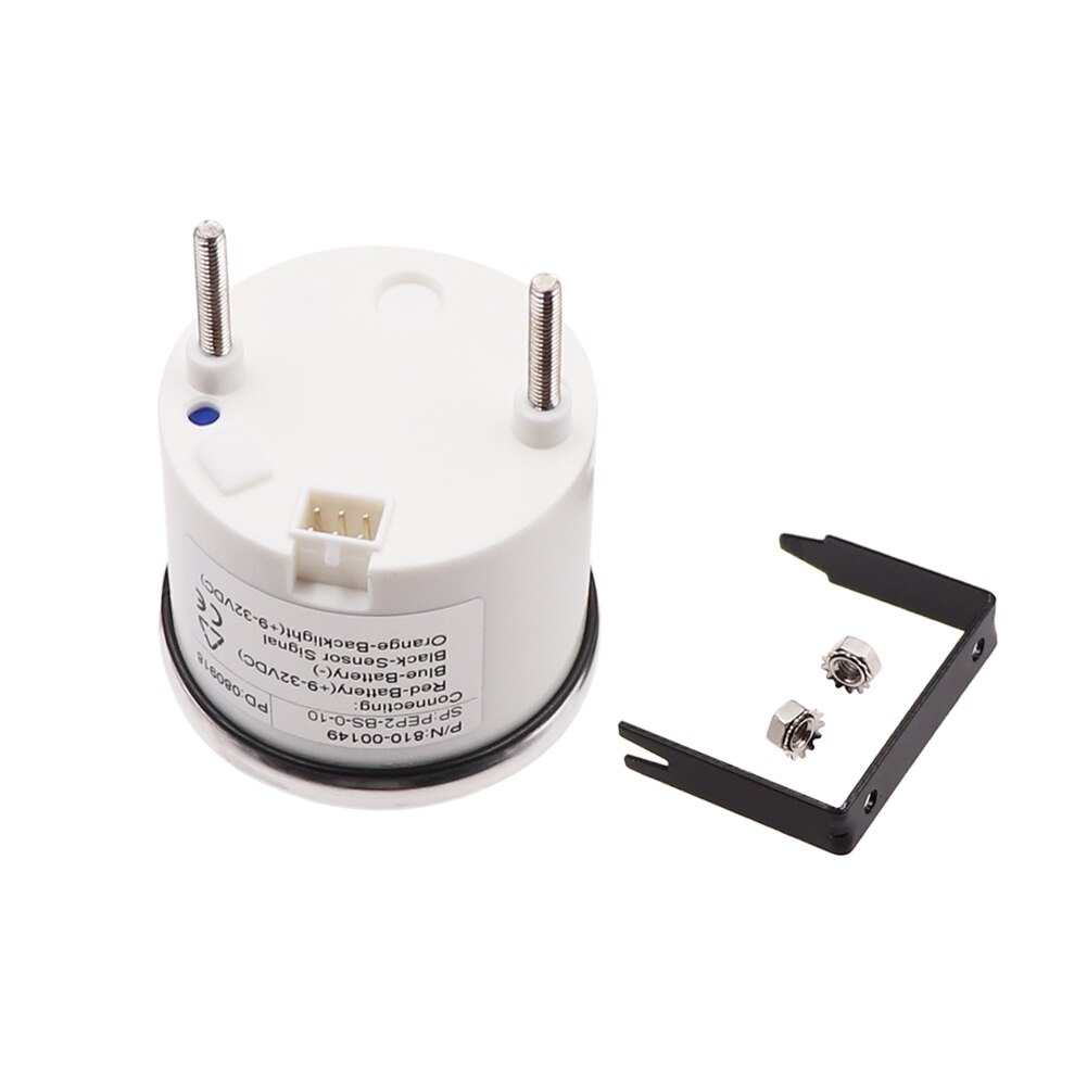 2 Inch 52MM Digital Oil Pressure Gauge 0-10 Bar 12V/24V Marine Oil Pressure Meter With Alarm Meter For Auto Car Boat Yacht Truck