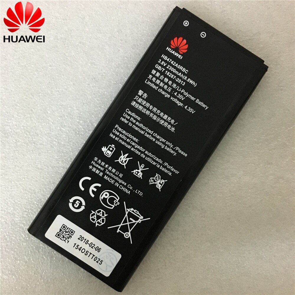 2300mAh HB4742A0RBC HB4742A0RBW Battery For Huawei Honor 3C Battery G730 G740 H30-T00 H30-T10 H30-U10 H30 Phone Battery