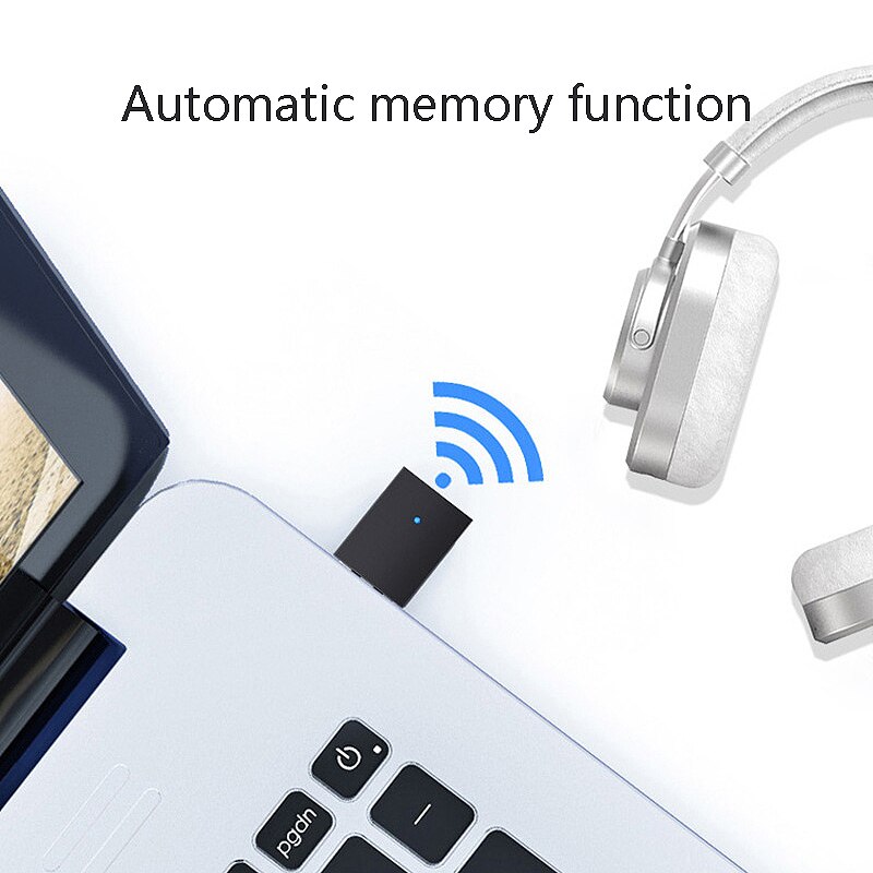 Bluetooth 5.0 o Transmitter Mini USB 3.5mm AUX Jack Stereo Music Wireless Bluetooth Adapter for TV PC Car Speaker