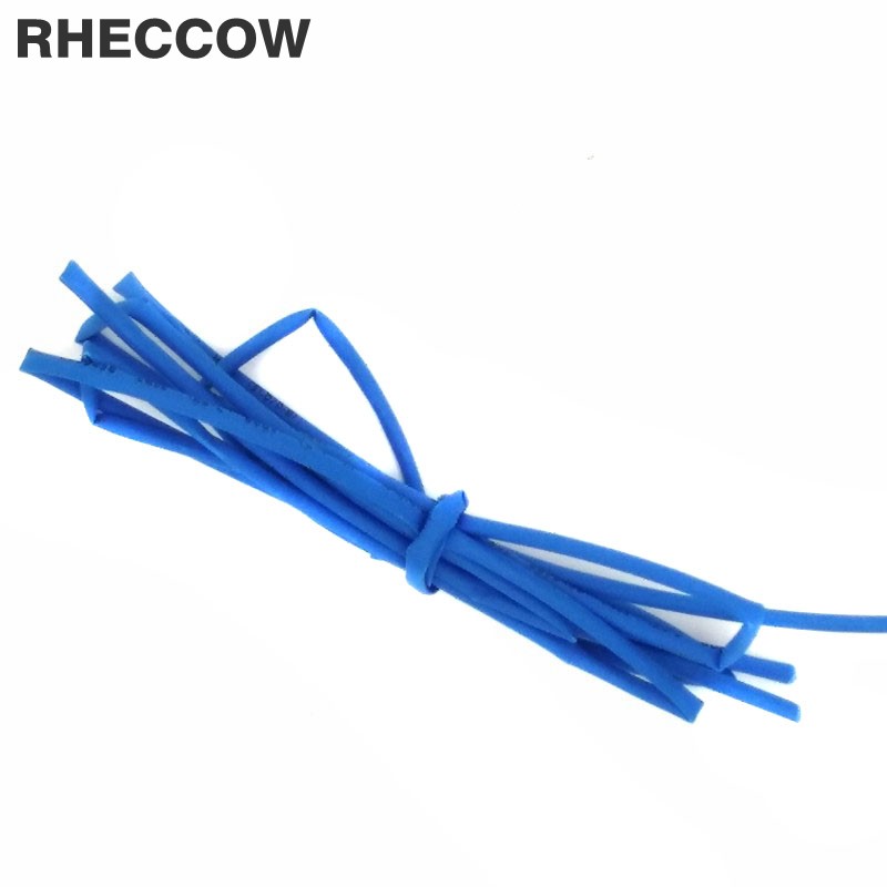 RHECCOW 50 M dia = 1mm 600 V 2:1 Blauw Krimpkous Buis Krimpkous Draad Wrap Isolatie Materialen