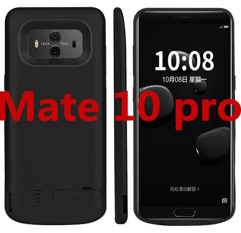 6000 Mah Für Huawei Mate 10 10 Pro Batterie Fall Backup Batterie Fall Abdeckung Power Fall Für Huawei Mate 10 pro Batterie fall: mate 10 pro Black