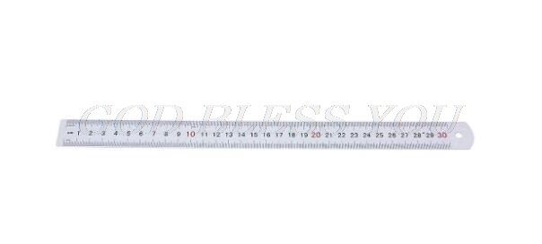 15/20/30Cm Straight Aluminium Ruler Meten Inch/Cm Naaien Craft Diy Thuis: 5A21262-30