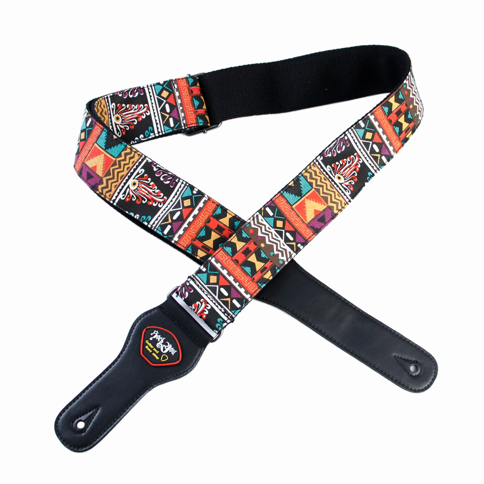 Guitar electric guitar strap classical national style embroidery electric guitar straps