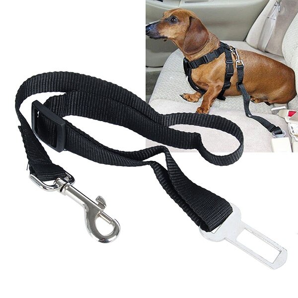 ♕S Hond Huisdieren Autostoeltje Harnas Terughoudendheid Lead Verstelbare Reizen Clip Supplies Huisdieren