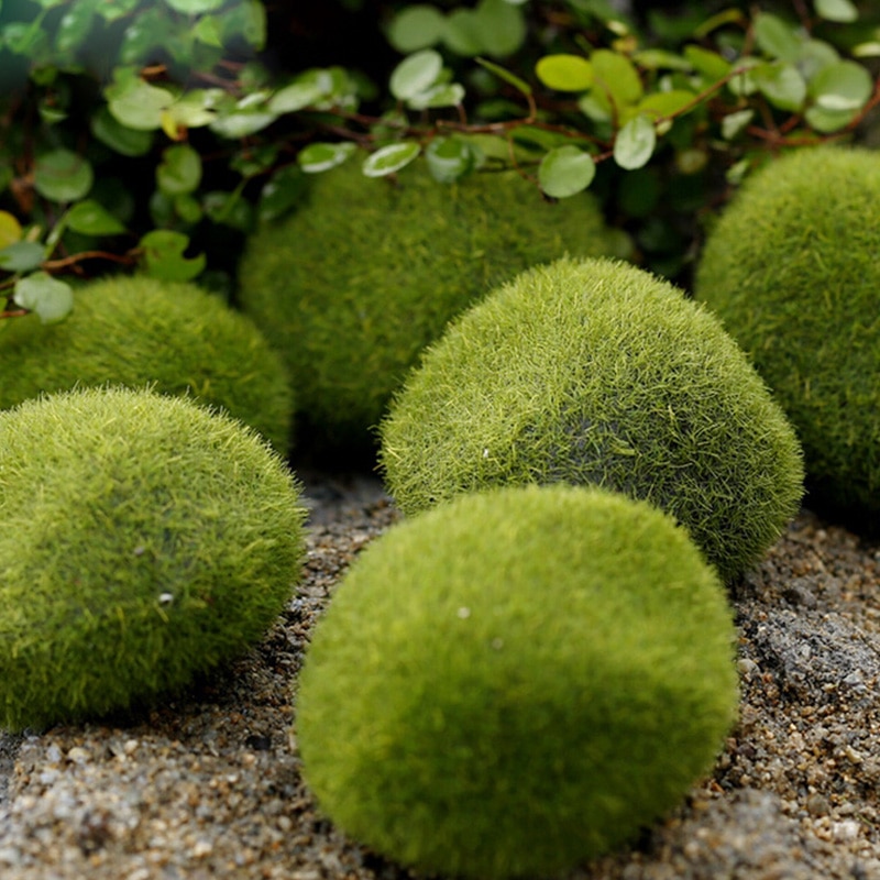 4 størrelse kunstigt skum grønt mos planter dekorationer hjem have græsplæne gulvpynt