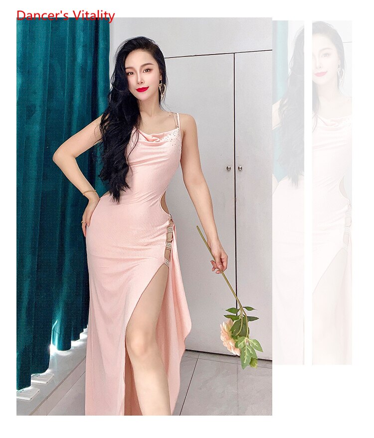 Buikdans Kleding Sexy Slim Cut Out Dress Voor Vrouwen Buikdansen Jurken Gir Oosterse Dans Professionele Outfit Kleding