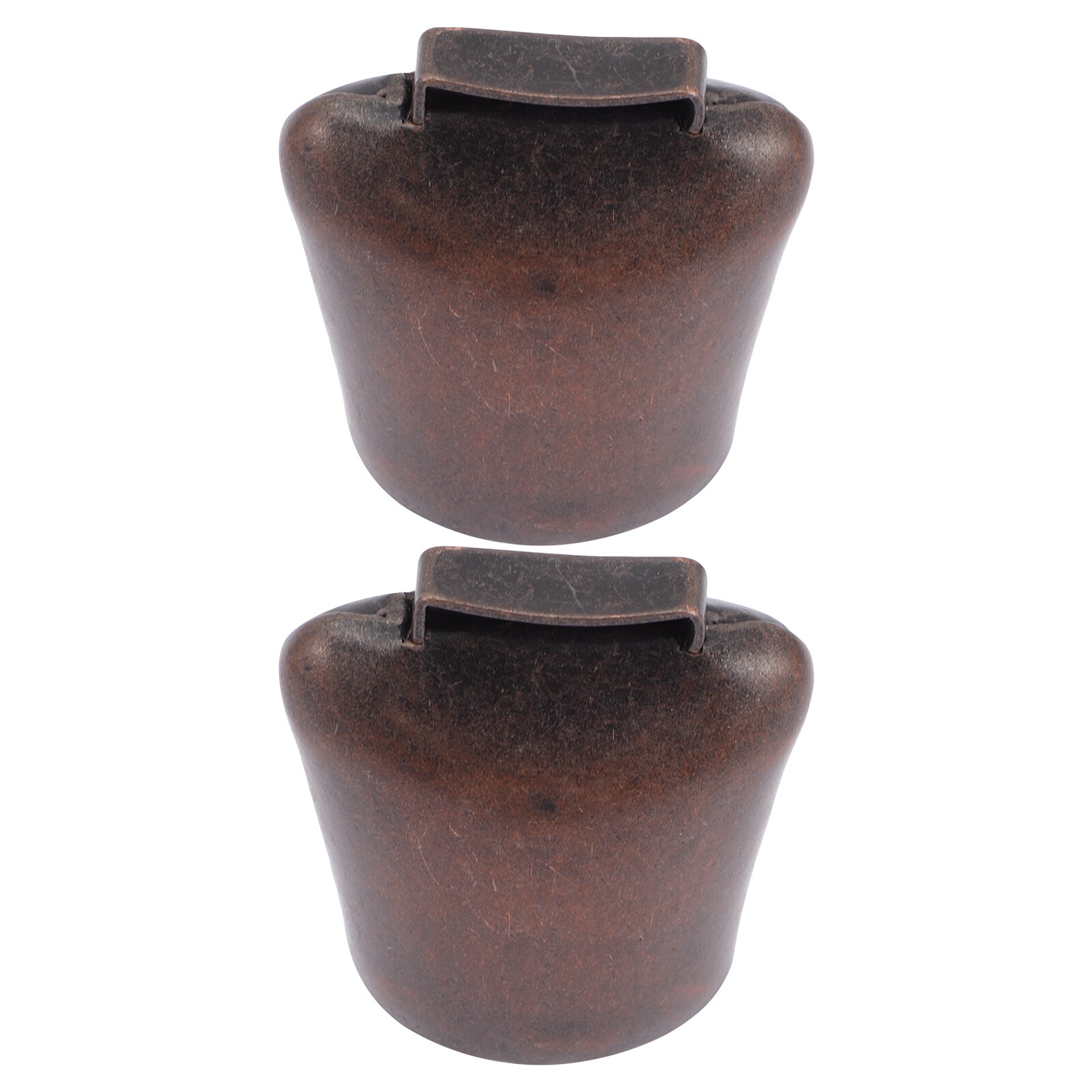 2Pcs Cattle Bells Iron Bells for Cows and Cattle Bell Pendants Livestock Supplies: Brown