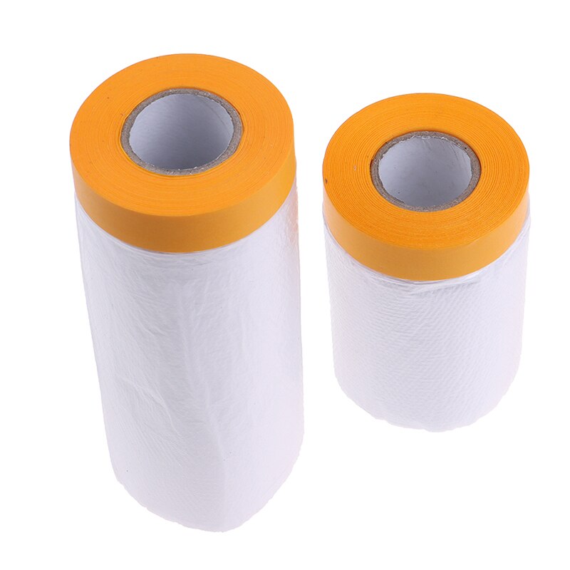 20M Pre-Taped Masking Film Painting Protection Covering Film Masking Tape Protective Film