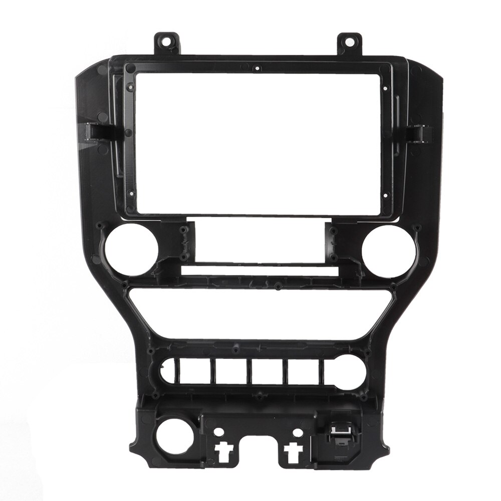 Embellecedor doble Din para coche Ford Mustang, marco de salpicadero de montaje de DVD, navegador, Radio, Android, 9 pulgadas, ABS, color negro,