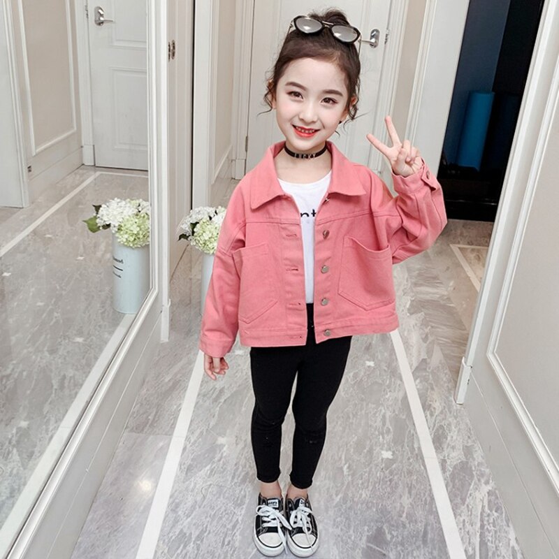 Abrigo vaquero para chicas chaqueta para niños, bonito , ropa vaquera para niños, ropa de adolescentes, de 8 a 12, TZ484