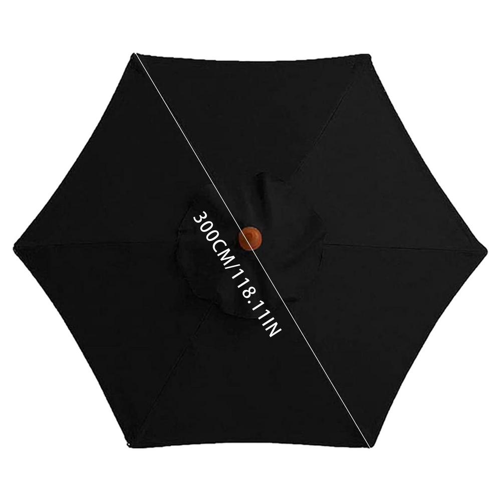 Tela de repuesto para sombrilla de Patio, toldo Hexagonal impermeable para playa, protección solar, accesorios desmontables: plum