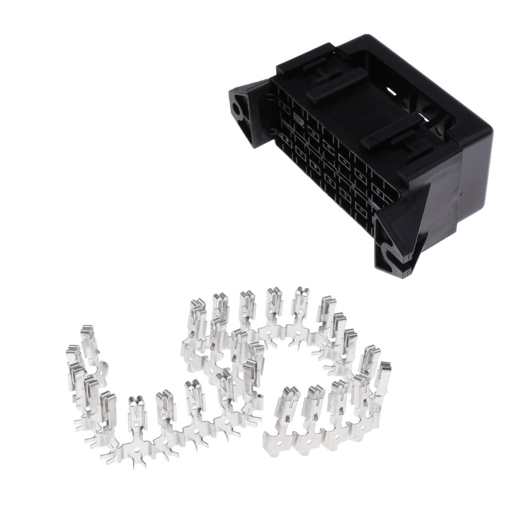 Car Vehicle Motorcycle 14 Loop Road Relay Blade Fuse Box Block with Terminals