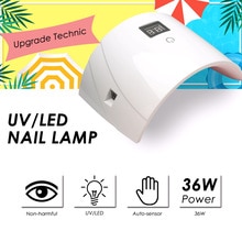 Arte Clavo 36 W UV LED Lamp 18 LEDS Gel Nail Lamp Nail Droger Voor Nagels Alle Gel Polish Sensor LED Light Nail Art Manicure Gereedschappen