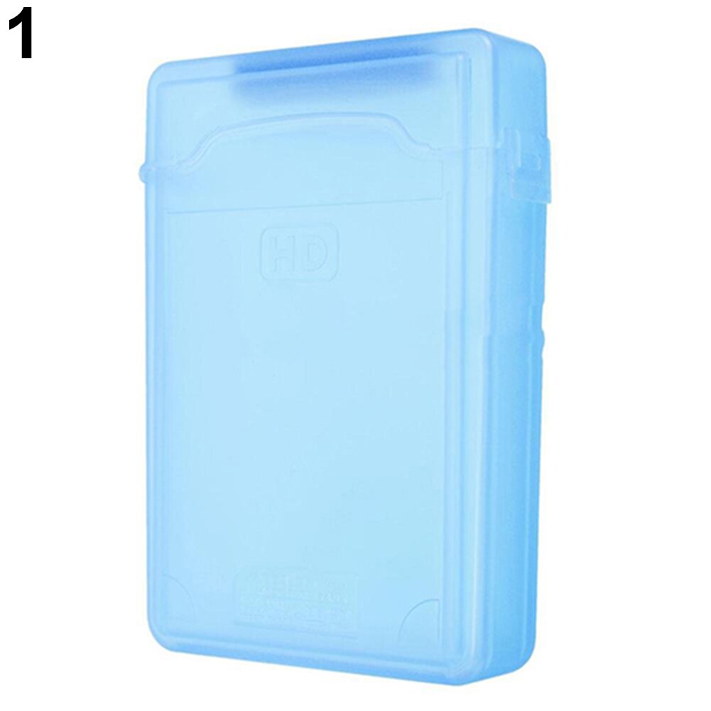 3.5 Inch Ide Sata Hdd Caddy Case Externe Harde Schijf Disk Storage Box Voor Hdd Behuizing Gevallen Multi Kleur: Blauw