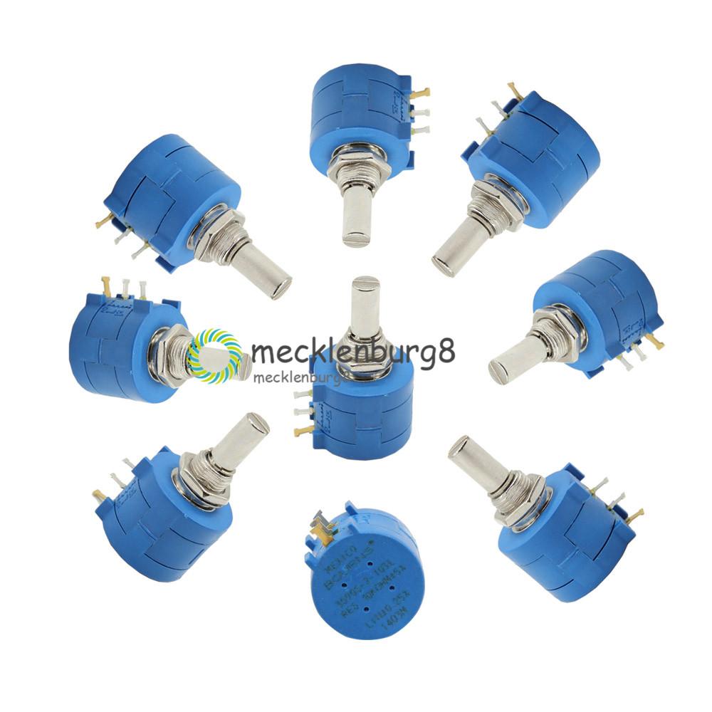 3590S-2-103L 3590S 10K Ohm Precisie Multiturn Potentiometer 10 Ring Verstelbare Weerstand