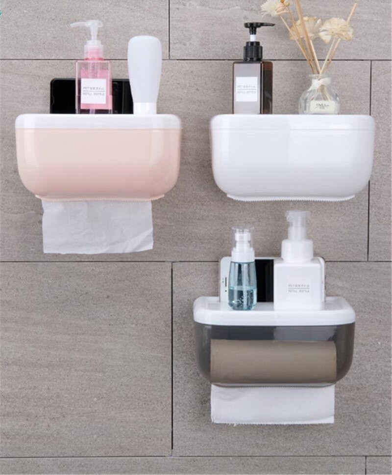 Bathing Room Toilet Tissue Box Cover Napkin Paper Holder Dispenser Decoration