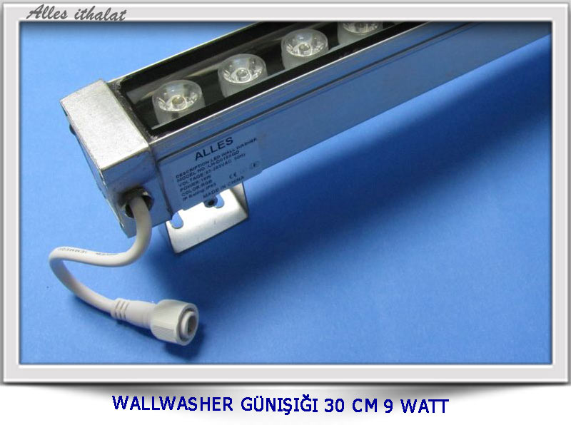 Wallwasher günişiğ i 30 cm 9 watt