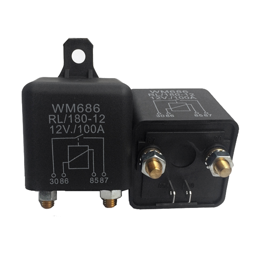 High Current Relay Starting Relay 200A 100A 12V 24V Power Automotive Heavy Current Start Car Relay Truck Motor Machinery